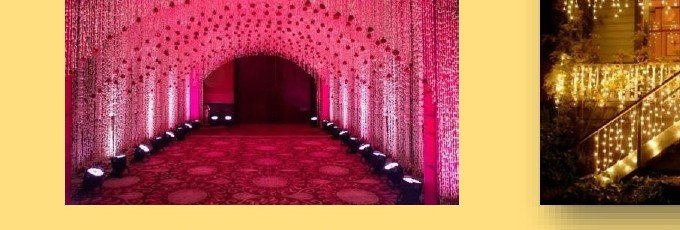 LED Parcan Entry Tunnel - Velora Villa Udaipur