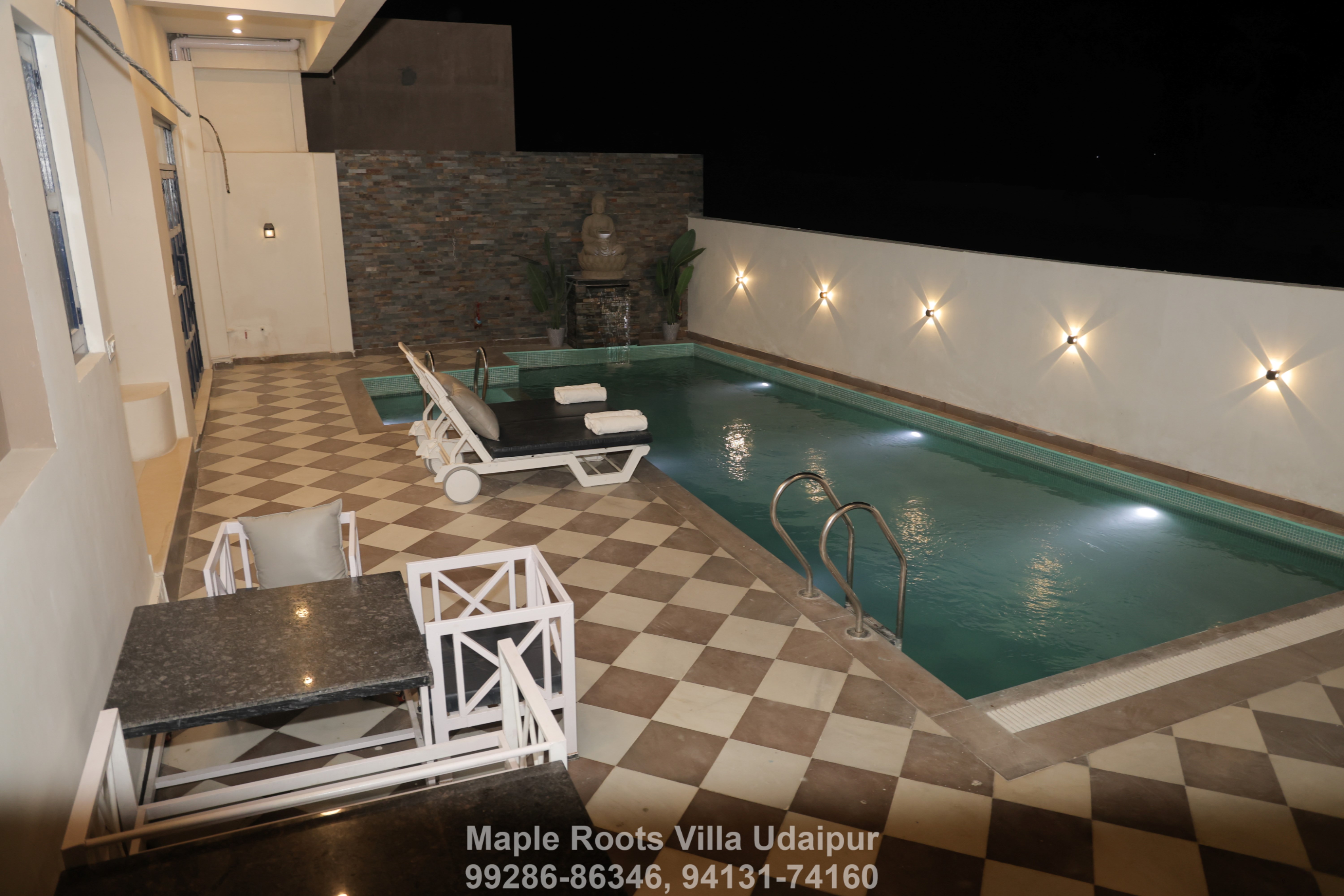 Maple Roots Villa Udaipur — swimming pool