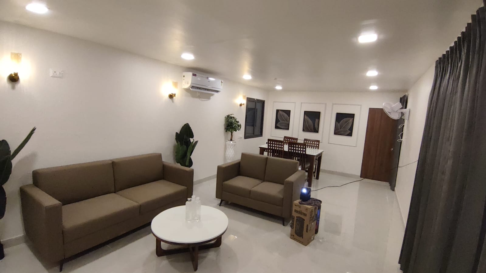Velora Villa Udaipur — bathroom with modern fittings